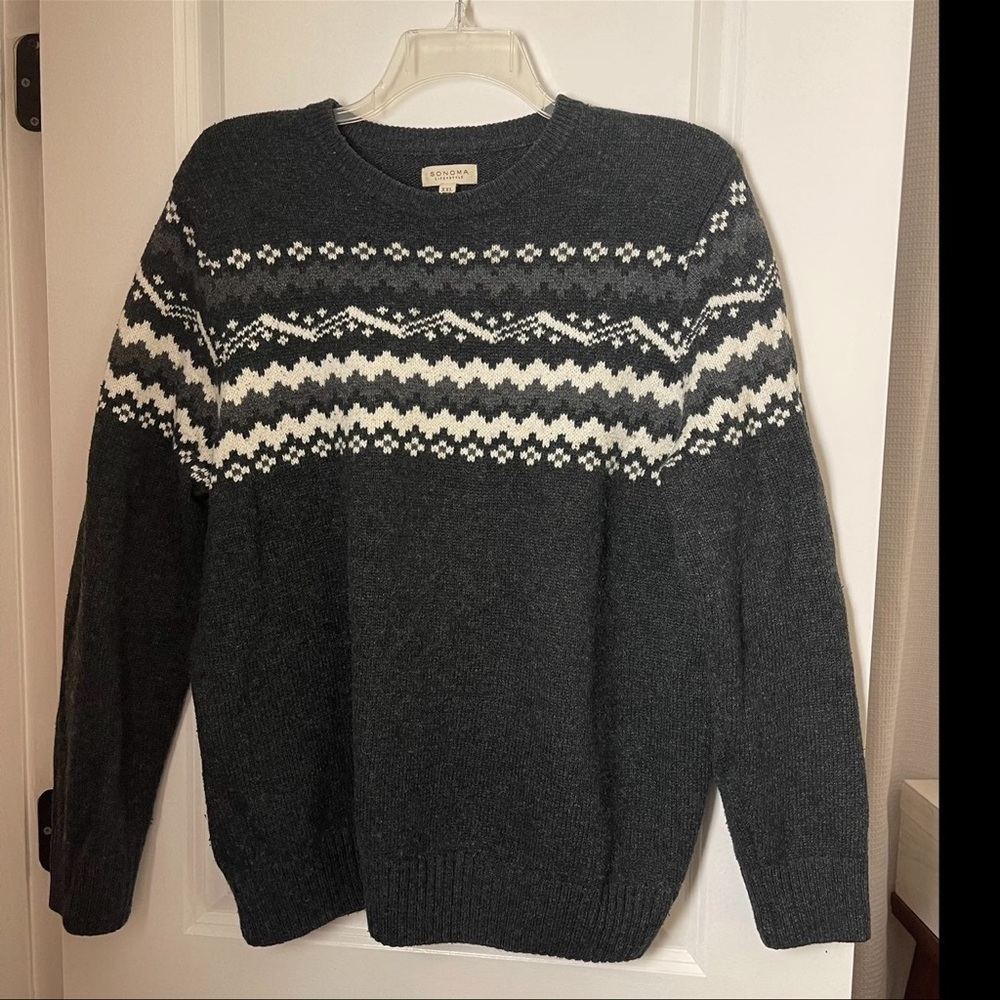 Mens Sonoma life style Grey Sweater XXL
